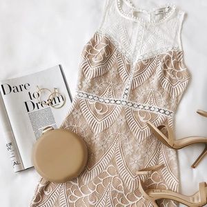 Serious Love White Lace Bodycon Dress